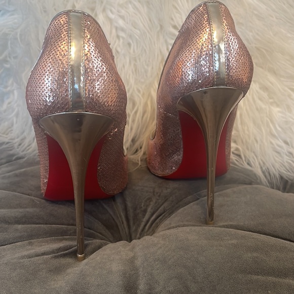 Christian Louboutins - Rose Gold Sequin - Picture 12 of 13